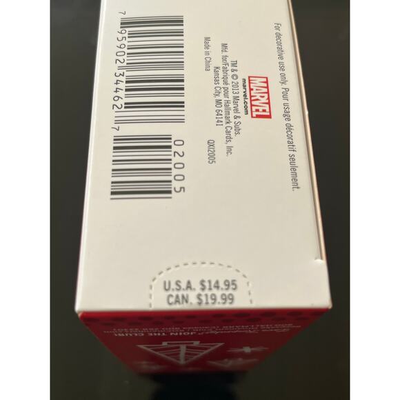 2013 Hallmark Keepsake Ornament Iron Patriot Iron Man 3 James Rhodes Marvel-NIB - Picture 2 of 3